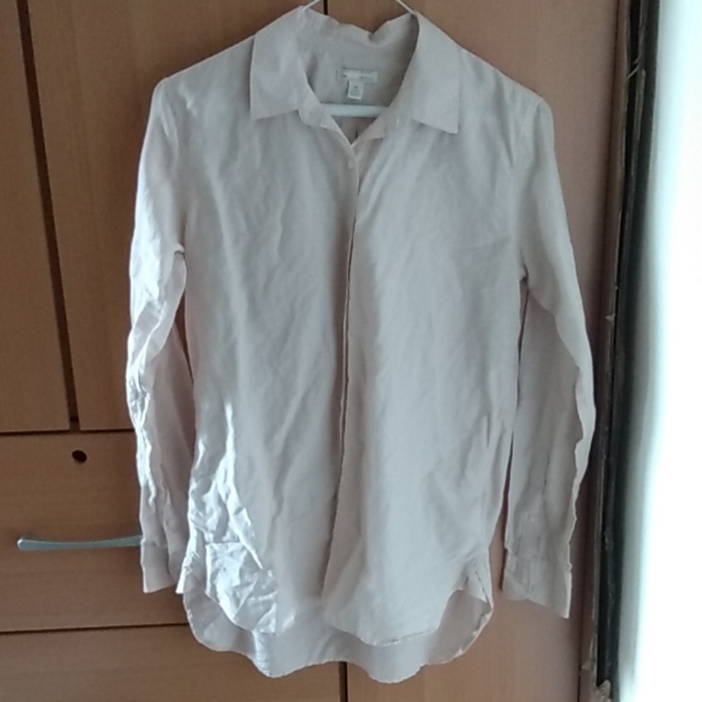 GAP silk-cotton blend button down blouse